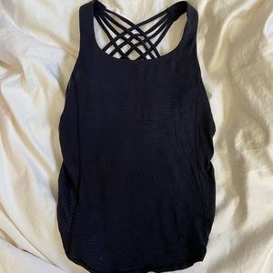 Lululemon Backless Tank with Bra